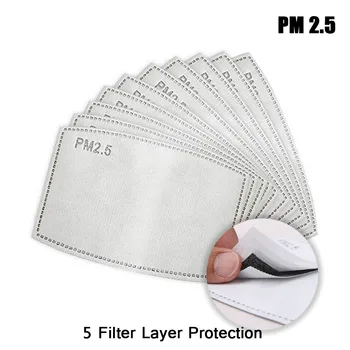 10 PCS/20 PCS/50PCS Face Mask Filters 5 Layers of Filtering 
10 PCS/20 PCS/50PCS Face Mask Filters 5 Layers of Filtering