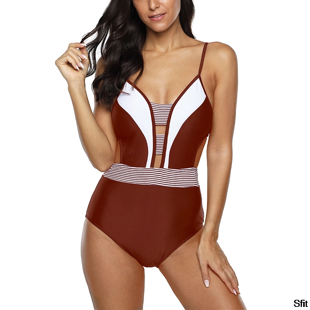 2020 New High Waist Bodysuit Backless High Cut Swimwear Sexy Patchwork Brazilian One Piece Swimsuit Fashion Bodycon
2020 New High Waist Bodysuit Backless High Cut Swimwear Sexy Patchwork Brazilian One Piece Swimsuit Fashion Bodycon