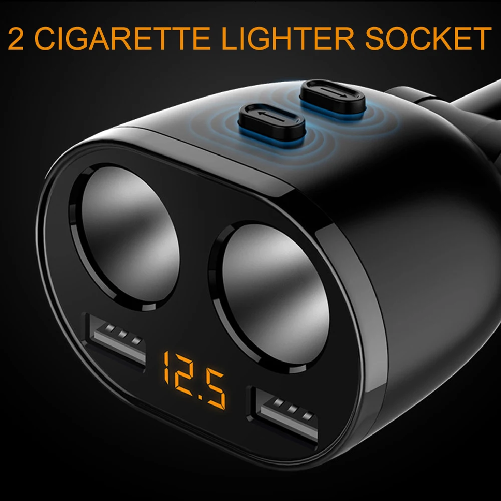 Power Adapter Dual USB for Car Lighter One To Two Transfer Multi-purpose Plug Conversion Charger Fast Charging Splitter HY16
Power Adapter Dual USB for Car Lighter One To Two Transfer Multi-purpose Plug Conversion Charger Fast Charging Splitter HY16