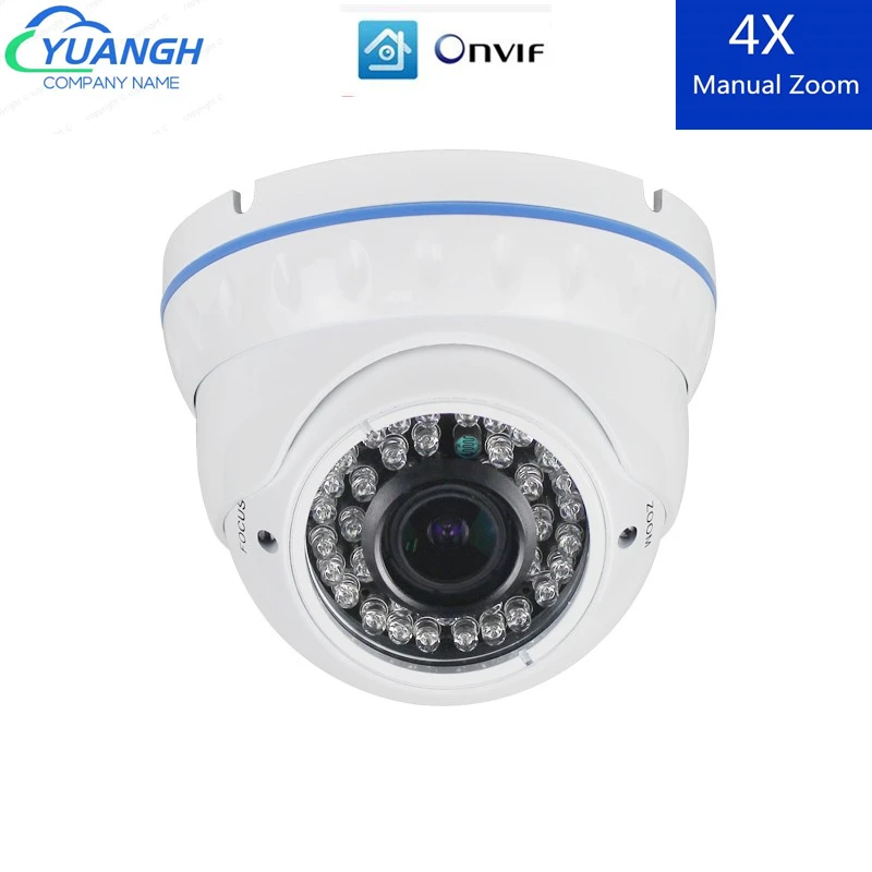 2MP Video Surveillance IP Camera Dome XMEye APP ONVIF 2.8-12mm Manual Zoom Lens Securtiy 1080P Camera Night Vision
2MP Video Surveillance IP Camera Dome XMEye APP ONVIF 2.8-12mm Manual Zoom Lens Securtiy 1080P Camera Night Vision