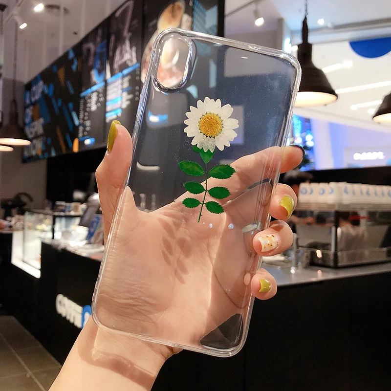 Real Dried Pressed Flowers Phone Case For iPhone 11 Pro XS Max XR 7 8 6 6S Plus X Soft TPU Clear Floral Silicon Cover Fundas
Real Dried Pressed Flowers Phone Case For iPhone 11 Pro XS Max XR 7 8 6 6S Plus X Soft TPU Clear Floral Silicon Cover Fundas