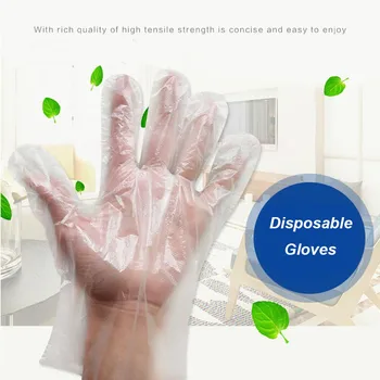 100 Pcs Food Plastic Gloves Disposable Clear Gloves For Industrial Restaurant Food Cleaning Kitchen Accessories Ap4
100 Pcs Food Plastic Gloves Disposable Clear Gloves For Industrial Restaurant Food Cleaning Kitchen Accessories Ap4