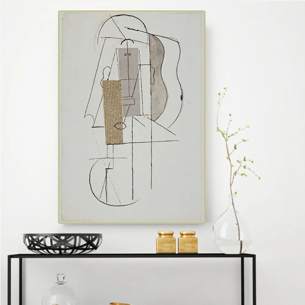 Картина Пабло Пикассо (весна 1913), картина маслом на холсте, современный настенный Декор, украшение для дома, гостиной