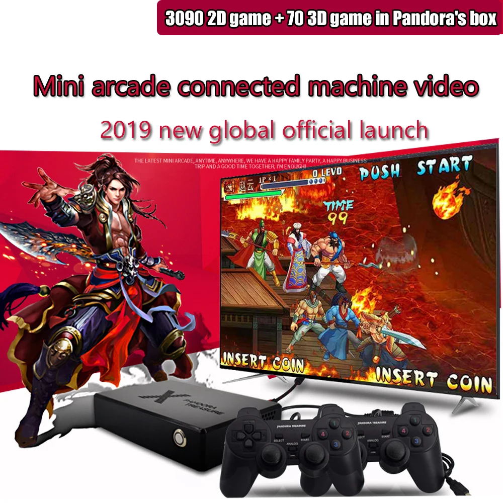 2019 Pandora mini arcade networked machine video game machine 3100 upgraded version 3160 games portable HD connected PS3 TV
2019 Pandora mini arcade networked machine video game machine 3100 upgraded version 3160 games portable HD connected PS3 TV