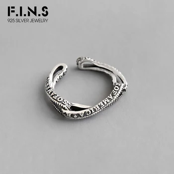 F.I.N.S Personalized Woman Fashion Rings S925 Silver Rings for Women Retro English Words Wine Twisted Female Ring Punk Jewelry
F.I.N.S Personalized Woman Fashion Rings S925 Silver Rings for Women Retro English Words Wine Twisted Female Ring Punk Jewelry