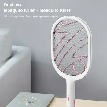 Electric Mosquito Swatter Insect Bug Fly Mosquito Dispeller Rechargeable 3 layer killer Racket
Electric Mosquito Swatter Insect Bug Fly Mosquito Dispeller Rechargeable 3 layer killer Racket