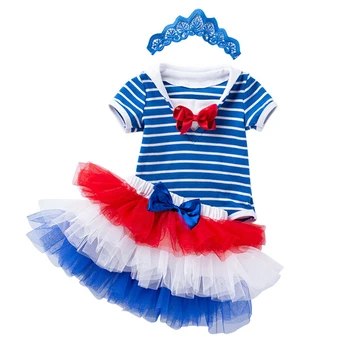 Red White Blue Skirt Independence Day Baby Striped Romper Robe Tutu Skirt Headband 3Pcs Kids Bow Tie Navy Suit Baby Clothing Set 
Red White Blue Skirt Independence Day Baby Striped Romper Robe Tutu Skirt Headband 3Pcs Kids Bow Tie Navy Suit Baby Clothing Set