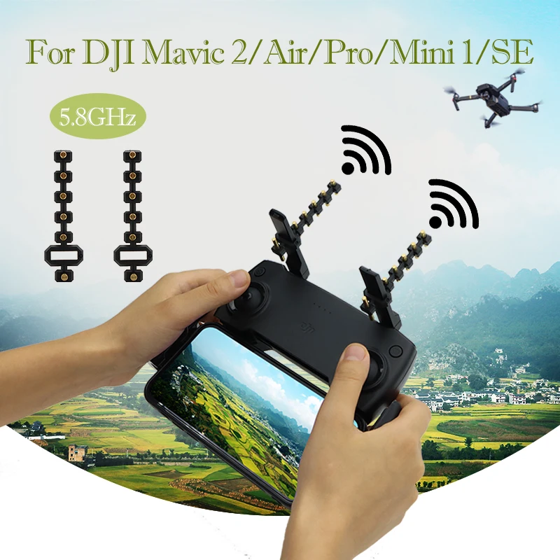 

Yagi-Uda Antenna Amplifier for DJI Mavic 2/Air/Pro/Spark Remote Control Signal Booster Range Extender DJI Mini SE Accessories