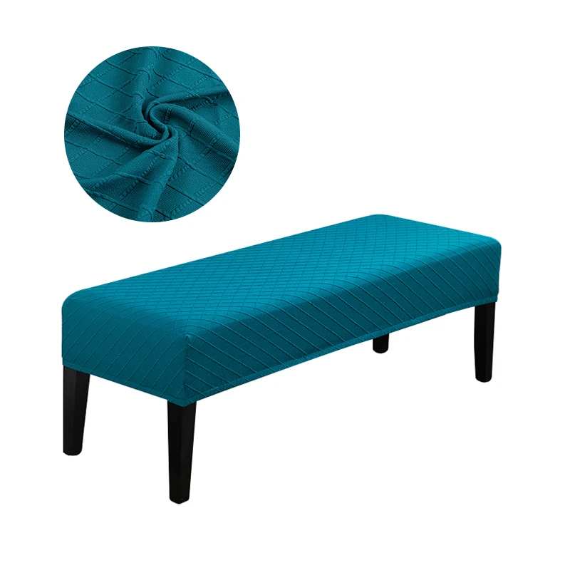 Housse de banc extensible en velours et Spandex, élastique, pour salle à manger, chaise, siège, hôtel, maison, salon, cuisine, chambre à coucher Housse de banc extensible en velours et Spandex, élastique, pour salle à manger, chaise, siège, hôtel, maison, salon, cuisine, chambre à coucher