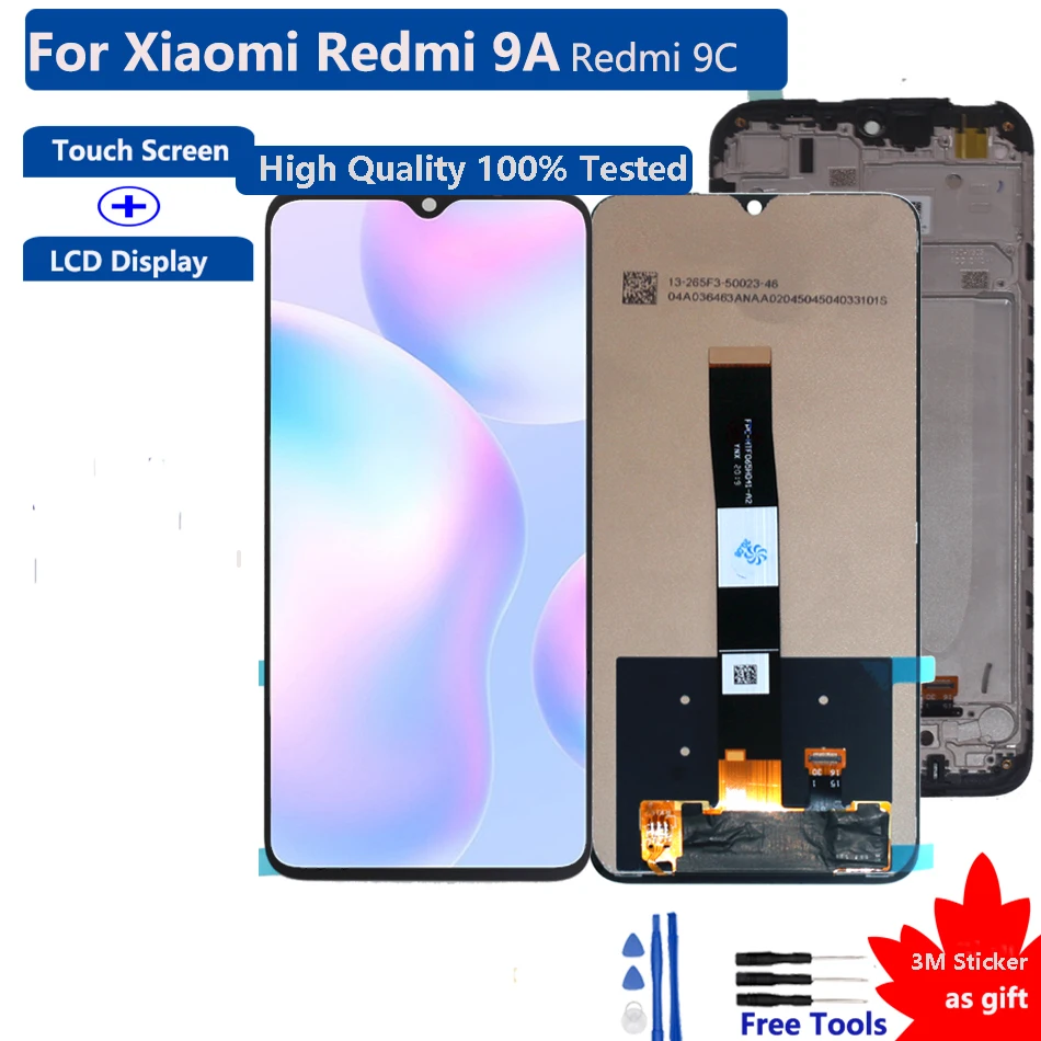 6.53'' LCD Display For Xiaomi Redmi 9A Touch Screen LCD Display Digitizer Assembly For Xiaomi Redmi9A 100% Tested
6.53'' LCD Display For Xiaomi Redmi 9A Touch Screen LCD Display Digitizer Assembly For Xiaomi Redmi9A 100% Tested