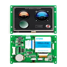 Intelligent 4.3 Inch HMI LCD Monitor 480*272 Display Module with RS232 Interface+CPU Support Any MCU
Intelligent 4.3 Inch HMI LCD Monitor 480*272 Display Module with RS232 Interface+CPU Support Any MCU