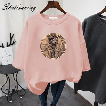 Shellsuning Women T Shirt Print Summer Tops New Soft 2020 Plus Size Short-sleeve Oversized Harajuku Shirt Vintage 8 Colors Tee
Shellsuning Women T Shirt Print Summer Tops New Soft 2020 Plus Size Short-sleeve Oversized Harajuku Shirt Vintage 8 Colors Tee