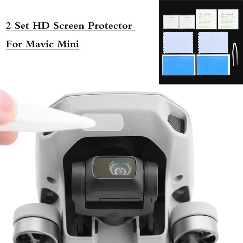 1/2 Set HD Screen Protector For Mavic Mini Anti-Scratch Tempered Glass Lens Film for DJI Mavic Mini Protective Accessories Kits
1/2 Set HD Screen Protector For Mavic Mini Anti-Scratch Tempered Glass Lens Film for DJI Mavic Mini Protective Accessories Kits