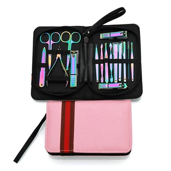 Stainless Steel Pedicure Kit Nail Clipper Set Nail Scissors Beauty Nail Tool Manicure Sickle Pusher Nail Care with Case
Stainless Steel Pedicure Kit Nail Clipper Set Nail Scissors Beauty Nail Tool Manicure Sickle Pusher Nail Care with Case