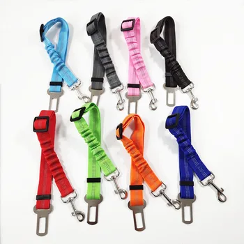 Pet Car Seat Belt Dog Traction Rope Elastic Reflective Telescopic Nylon Dog Seat Belt Cat car Safety Big Dog Car 8 Color Durable 
Pet Car Seat Belt Dog Traction Rope Elastic Reflective Telescopic Nylon Dog Seat Belt Cat car Safety Big Dog Car 8 Color Durable