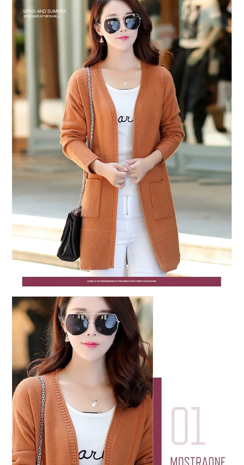 Woman Sweaters Cardigan Autumn Winter Sweater Cardigan Loose Outer Wear Sweater Autumn Coat Sueters De Mujer Woman Sweaters Cardigan Autumn Winter Sweater Cardigan Loose Outer Wear Sweater Autumn Coat Sueters De Mujer