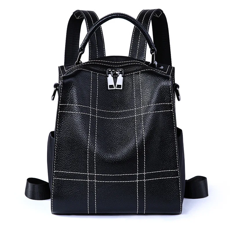 2020 Joker Trend Backpack Soft Leather Schoolbag Big Capacity Chao Shoulders Bag Female 
2020 Joker Trend Backpack Soft Leather Schoolbag Big Capacity Chao Shoulders Bag Female