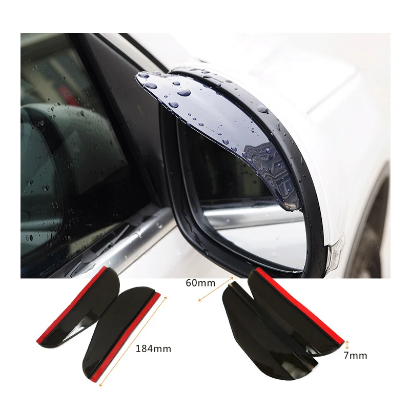 2 PCS Car Rear View Rainproof Cover Rain Eyebrow Sticker Auto Mirror Rain Shield Shade Cover Protector Universal Flexible PVC
2 PCS Car Rear View Rainproof Cover Rain Eyebrow Sticker Auto Mirror Rain Shield Shade Cover Protector Universal Flexible PVC
