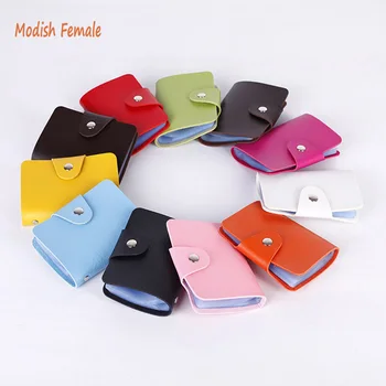 Modish Female Gift Name Card Holder 10 Colors 24 Slots PVC Real Cow Leather Cheap Promotion Business ID Credit Debit Card Holder
Modish Female Gift Name Card Holder 10 Colors 24 Slots PVC Real Cow Leather Cheap Promotion Business ID Credit Debit Card Holder