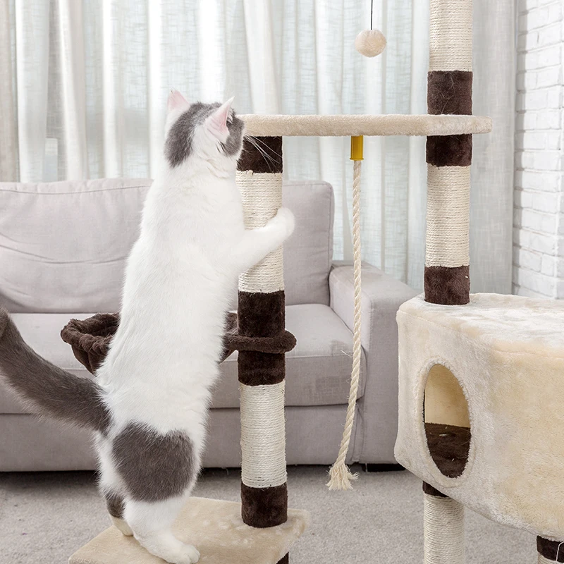Cat Climbing Frame Cat Nest Cat Tree One Cat Villa Grab Column Cat Climbing Frame Sisal Platform Large Cat Toy Cat Grab Board
Cat Climbing Frame Cat Nest Cat Tree One Cat Villa Grab Column Cat Climbing Frame Sisal Platform Large Cat Toy Cat Grab Board