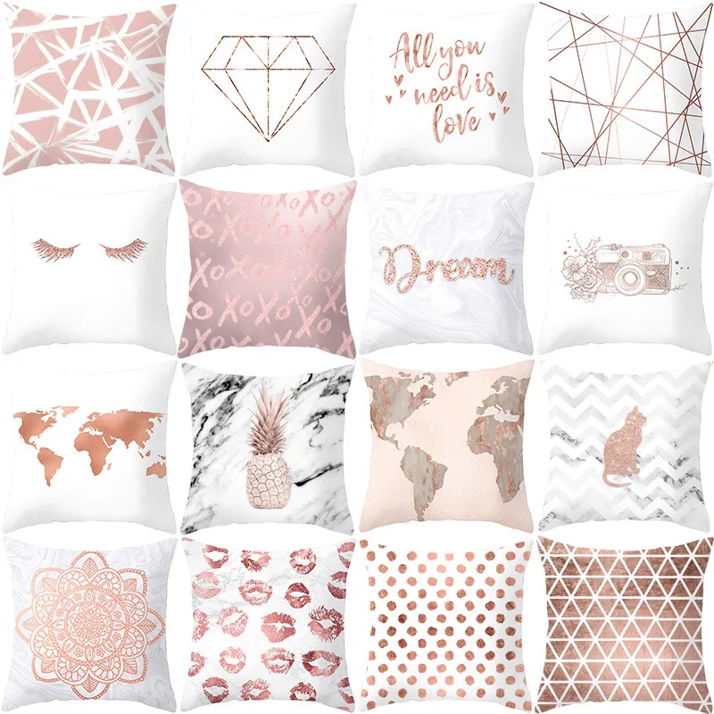 45x45cm Polyester Peach Skin Accessories Bed Throw Decorative Home Textiles Pillow Case Simple Geometry Style
45x45cm Polyester Peach Skin Accessories Bed Throw Decorative Home Textiles Pillow Case Simple Geometry Style