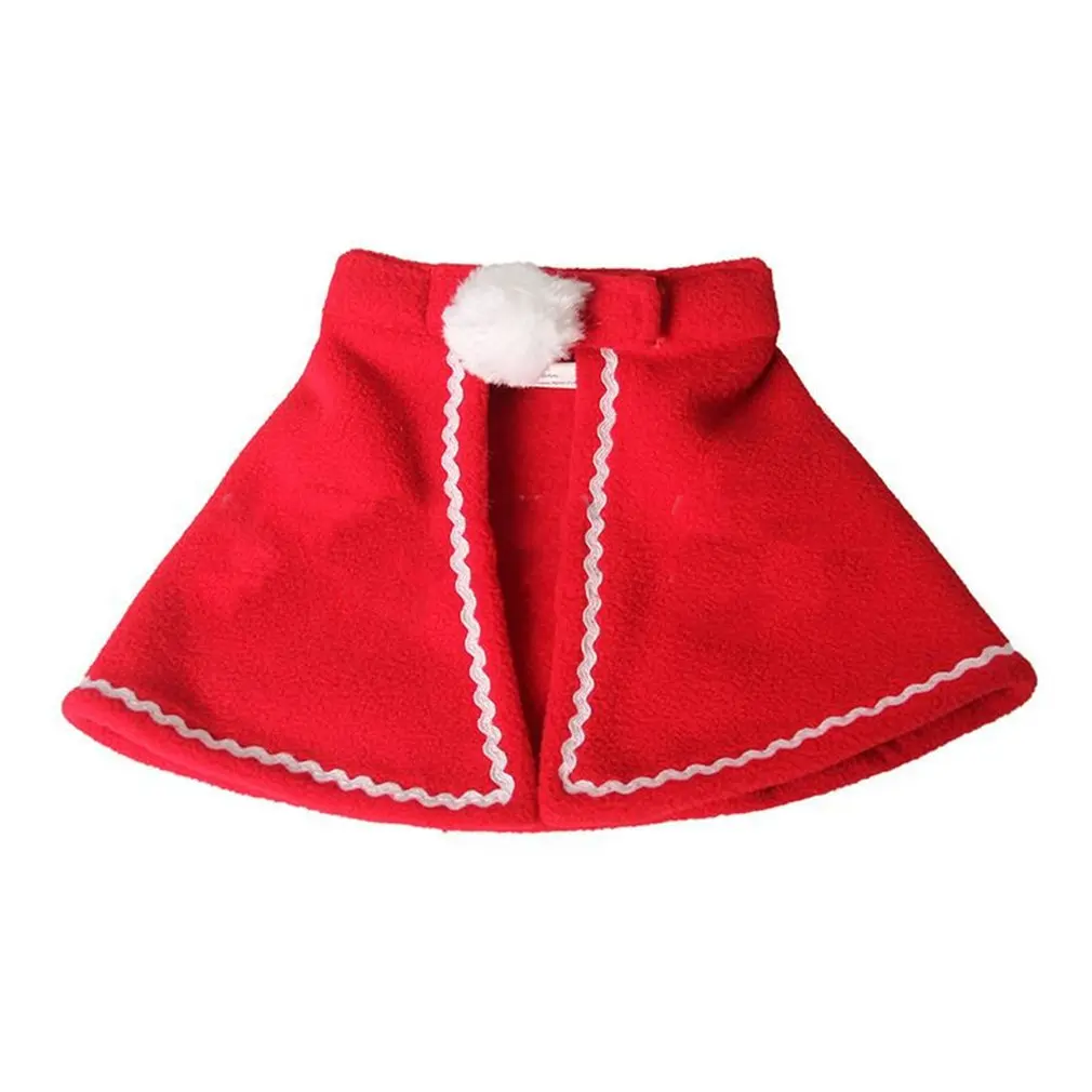 

2018 Mini Skirt Cloak Red Fashional Christmas Small Cat Fiber Products Festival Goods Specifal For Christmas Supply