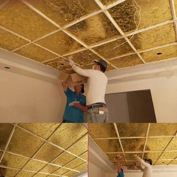 100Pcs Sheets Pure 24K Gold Foil Leaf Anti-Aging Gilding Food Decorations Handmade DIY Scrapbooking Craft Decoration Supplies
100Pcs Sheets Pure 24K Gold Foil Leaf Anti-Aging Gilding Food Decorations Handmade DIY Scrapbooking Craft Decoration Supplies