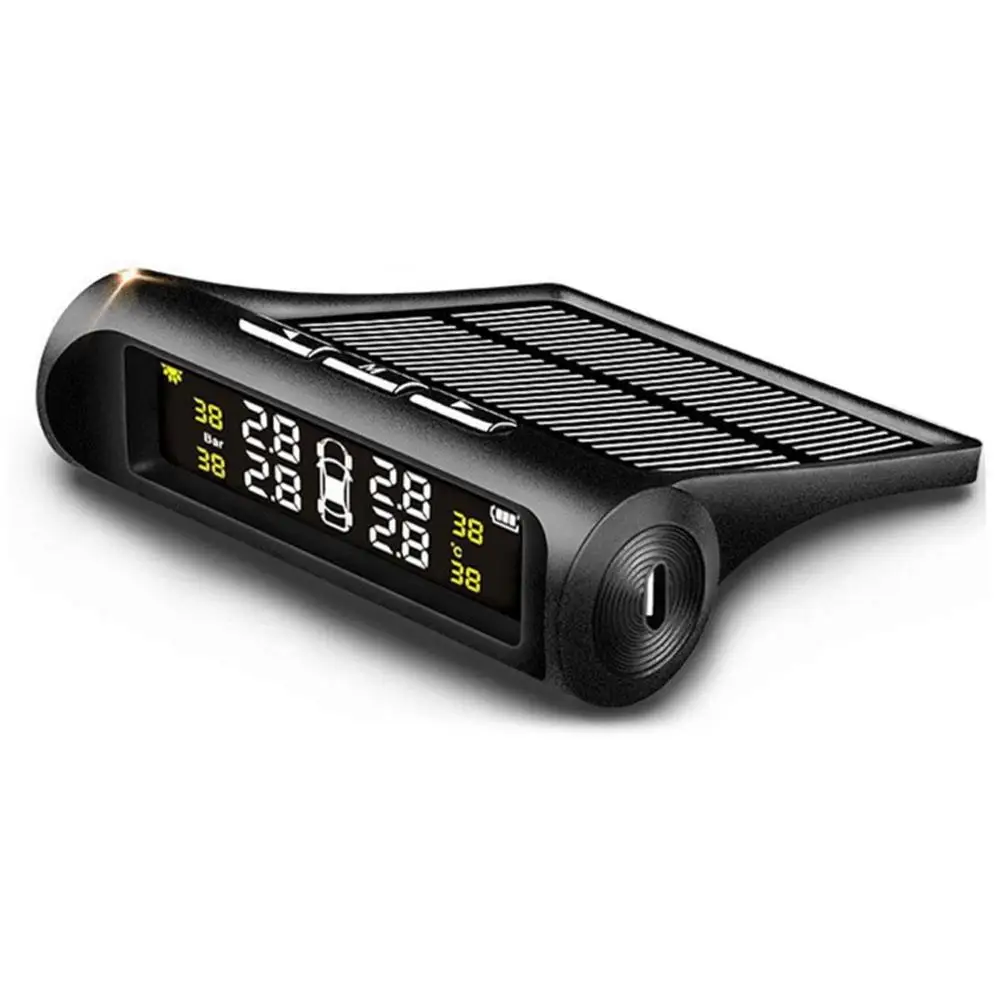 Universal Solar Wireless Tire Pressure Monitor Tire Pressure Monitoring System Tire Pressure Sensor External
Universal Solar Wireless Tire Pressure Monitor Tire Pressure Monitoring System Tire Pressure Sensor External