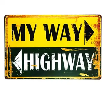 DL-My Way Highway TIN Sign ONE Plane Metal Decor Wall Art Garage Shop Bar Living Room Wall Sticker 
DL-My Way Highway TIN Sign ONE Plane Metal Decor Wall Art Garage Shop Bar Living Room Wall Sticker