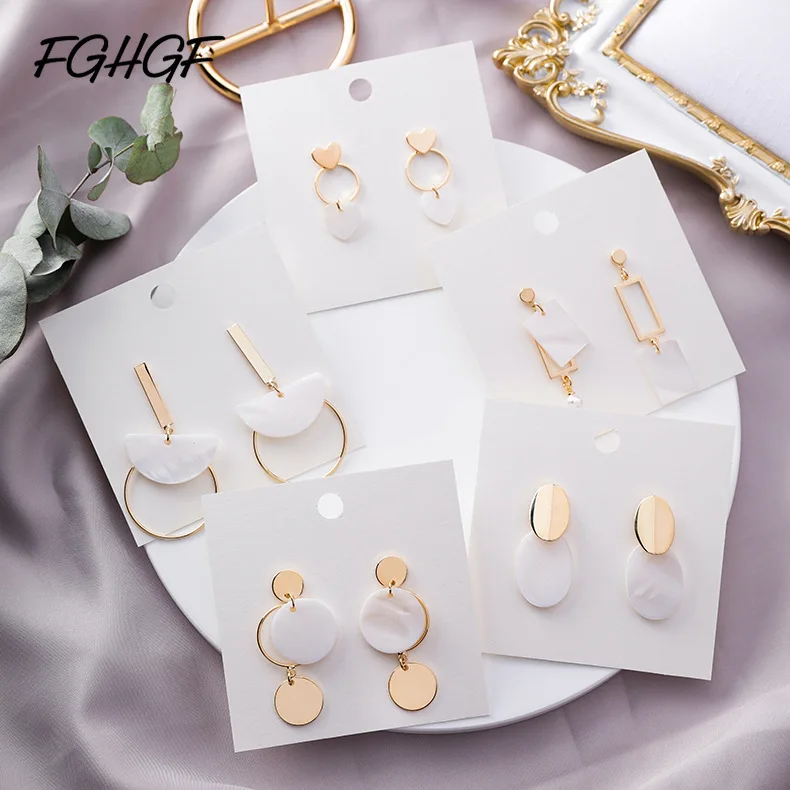 FGHGF Simple Korean Girl Cute Earrings Geometry Circular Triangle Asymmetric Long Tassel Drop Earrings Women Fashion Accessories
FGHGF Simple Korean Girl Cute Earrings Geometry Circular Triangle Asymmetric Long Tassel Drop Earrings Women Fashion Accessories