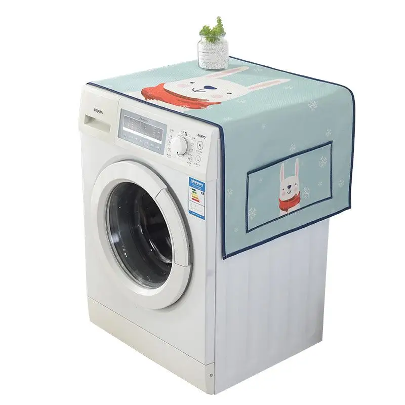 Cotton Fabric Antifouling Washing Machine Cover Dustproof Covers Cartoon Pattern Waterproof Case Dust Covers Household Supplies
Cotton Fabric Antifouling Washing Machine Cover Dustproof Covers Cartoon Pattern Waterproof Case Dust Covers Household Supplies
