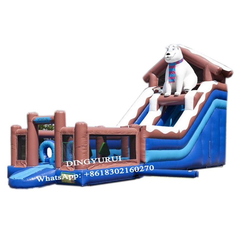 Giant Polar-water Slide Inflatable Slide Outdoor Bouncer Slide House with Pool for KIds
Giant Polar-water Slide Inflatable Slide Outdoor Bouncer Slide House with Pool for KIds