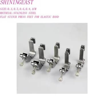 5pcs/lot 0.3-1cm elastic pressing Foot Feet Presser Domestic Sewing Machine tailor tools Accessories Industrial needle1002
5pcs/lot 0.3-1cm elastic pressing Foot Feet Presser Domestic Sewing Machine tailor tools Accessories Industrial needle1002