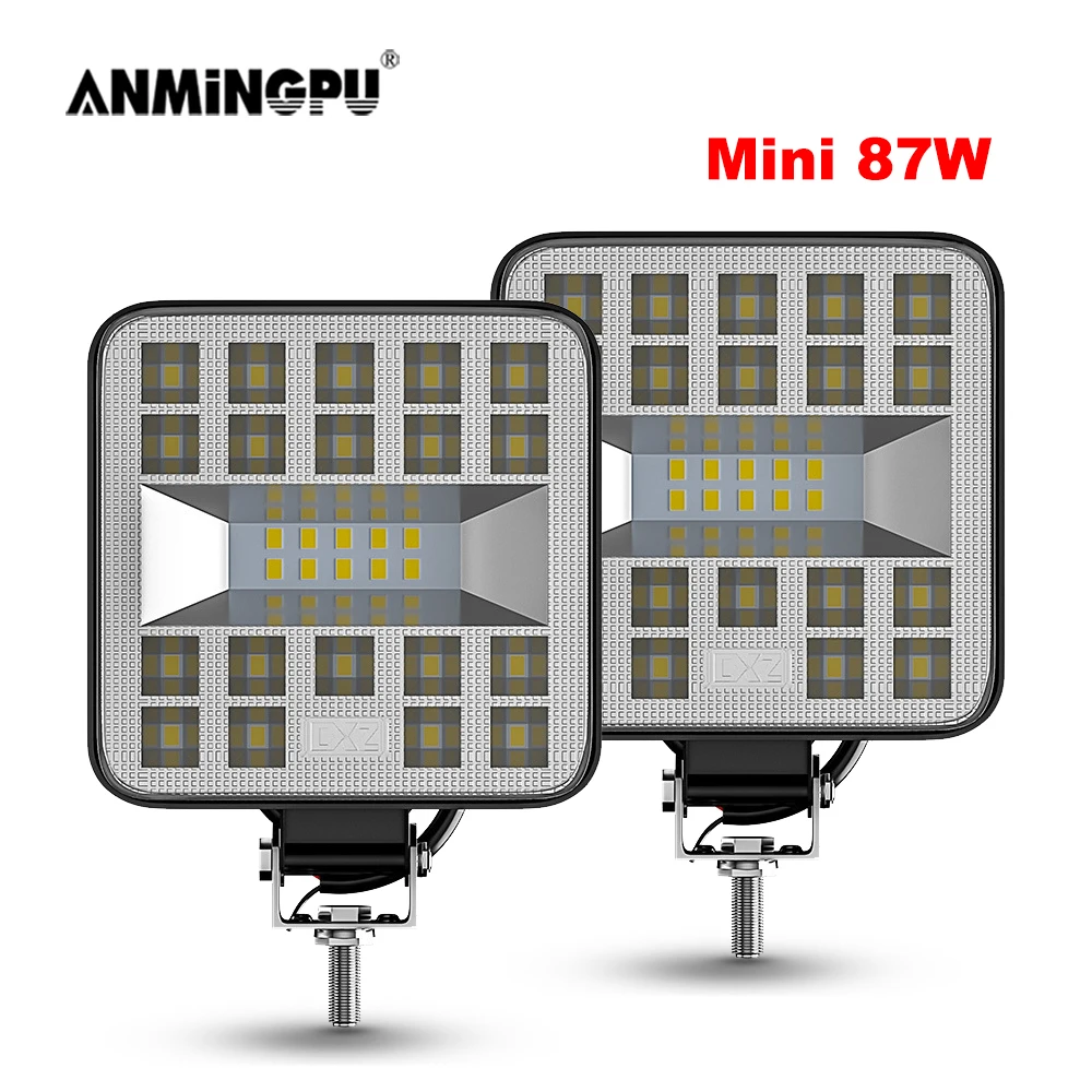 ANMINGPU Mini 12V 24V 87W LED Work Light Bar Off Road Spot Flood LED Bar Light Bar for Truck 4x4 Jeep Atv Car Driving Fog Lamp
ANMINGPU Mini 12V 24V 87W LED Work Light Bar Off Road Spot Flood LED Bar Light Bar for Truck 4x4 Jeep Atv Car Driving Fog Lamp