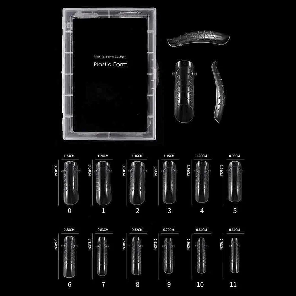 120Pcs 12 Sizes Building Mold Nail Tips Dual Form False Nails for Extension Protection Nailart Nails Reusable Tool Manicure
120Pcs 12 Sizes Building Mold Nail Tips Dual Form False Nails for Extension Protection Nailart Nails Reusable Tool Manicure