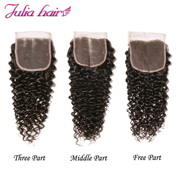 Ali Julia Mongolian Curly Closure Pre Plucked Free/Middle/Three Part Closures 150 Density Natural Color Remy Hair Lace Closure
Ali Julia Mongolian Curly Closure Pre Plucked Free/Middle/Three Part Closures 150 Density Natural Color Remy Hair Lace Closure