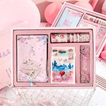 Creative Cherry Blossoms Hand Book Gift Box Set Japanese Office Student Notebook Gift Book School Office Supplies Stationery
Creative Cherry Blossoms Hand Book Gift Box Set Japanese Office Student Notebook Gift Book School Office Supplies Stationery