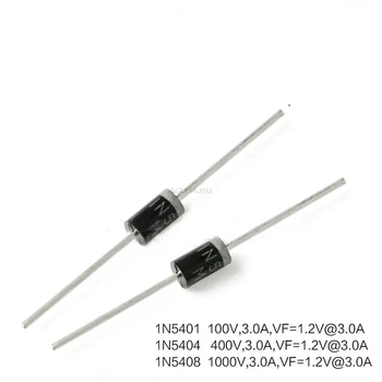 20PCS Rectifier Diode 1N5408 1N5404 1N5401 1N5822 1N5818 UF5408 UF5402 6A10 10A10 DO-27
20PCS Rectifier Diode 1N5408 1N5404 1N5401 1N5822 1N5818 UF5408 UF5402 6A10 10A10 DO-27