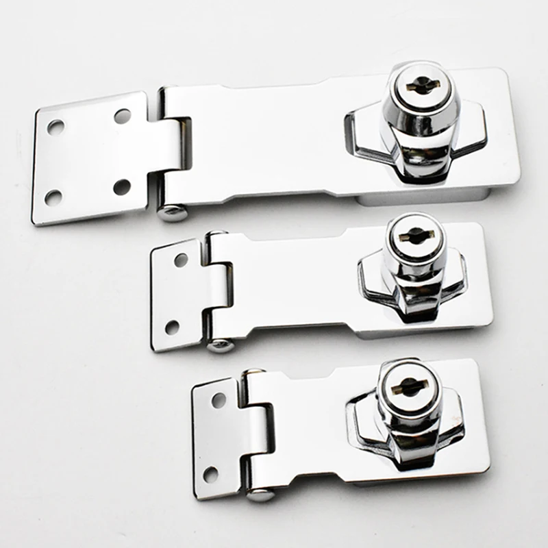 Hasp Lock Drawer Lock Closet Door Chrome Plated Metal Keyed Cabinet Latch Cupboard Desk Hasp Locks With Keys
Hasp Lock Drawer Lock Closet Door Chrome Plated Metal Keyed Cabinet Latch Cupboard Desk Hasp Locks With Keys