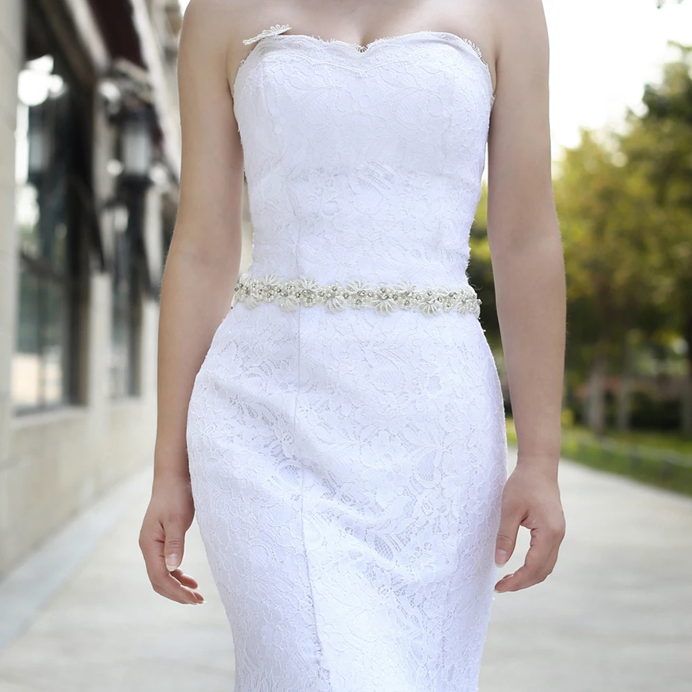 TOPQUEEN S221 Charming Free shipping Wedding Dress Belt Pure handmade Sparkling Pearls&Beading Bridal Belt Wedding Bridal Sash
TOPQUEEN S221 Charming Free shipping Wedding Dress Belt Pure handmade Sparkling Pearls&Beading Bridal Belt Wedding Bridal Sash