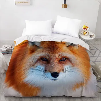 3D Printed Custom Design Duvet Cover Quilt Comforter Blanket Case Covers Bedding Set Animal Fox White Home Textile 
3D Printed Custom Design Duvet Cover Quilt Comforter Blanket Case Covers Bedding Set Animal Fox White Home Textile