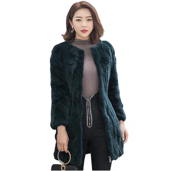 New Rex Rabbit Fur Turf Coat Woman Mid-length Nine-quarter Sleeve Winter Jacket Female Plus Size Thick Warm Parka Overcoat
New Rex Rabbit Fur Turf Coat Woman Mid-length Nine-quarter Sleeve Winter Jacket Female Plus Size Thick Warm Parka Overcoat