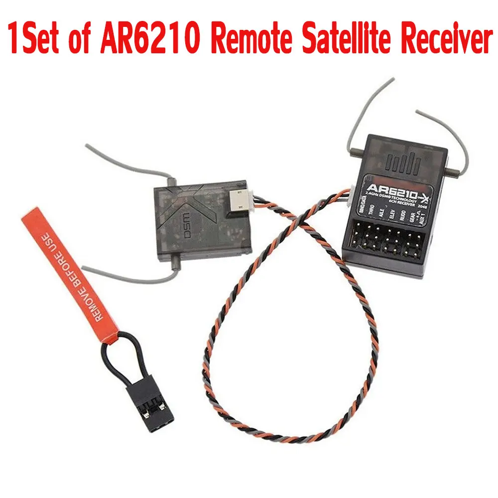 DSMX 6 CH AR6210 Радиоуправляемый приемник RX W/спутниковая поддержка DSM2 SPEKTRUM DX6i DX7 DX8 DX9 JR