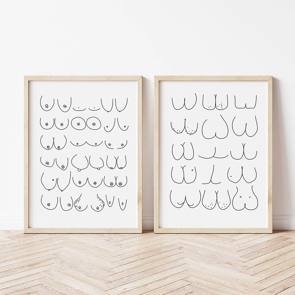 Funny Minimalist Print Line Of Boobs And Butts Art Canvas Painting Illustration Nude Poster Bathroom Picture Home Decoration
Funny Minimalist Print Line Of Boobs And Butts Art Canvas Painting Illustration Nude Poster Bathroom Picture Home Decoration