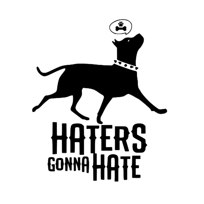 16*13,3 см Виниловая наклейка Haters Going Hate with Pitbull, забавная индивидуальная наклейка s, автомобильная наклейка, автомобильные аксессуары
16*13,3 см Виниловая наклейка Haters Going Hate with Pitbull, забавная индивидуальная наклейка s, автомобильная наклейка, автомобильные аксессуары