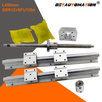 linear rail SBR12 450mm with SBR12UU Block + RM1204 Ballscrew SFU1204 Ballnut housing BK10 BF10 End support and Flexible Coupler
linear rail SBR12 450mm with SBR12UU Block + RM1204 Ballscrew SFU1204 Ballnut housing BK10 BF10 End support and Flexible Coupler