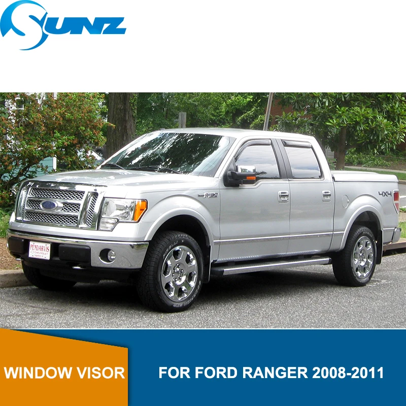 Side Window Deflectors Black Color Car Wind Deflector Sun Guard For Ford Ranger 2008 2009 2010 2011 car accessories SUNZ
Side Window Deflectors Black Color Car Wind Deflector Sun Guard For Ford Ranger 2008 2009 2010 2011 car accessories SUNZ
