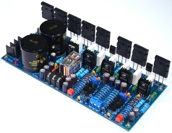 TTC5200 TTA1943 / ON NJW0302 NJW0281 High Power 300W+300W 2.0 channel HIFI fever audio amplifier board
TTC5200 TTA1943 / ON NJW0302 NJW0281 High Power 300W+300W 2.0 channel HIFI fever audio amplifier board