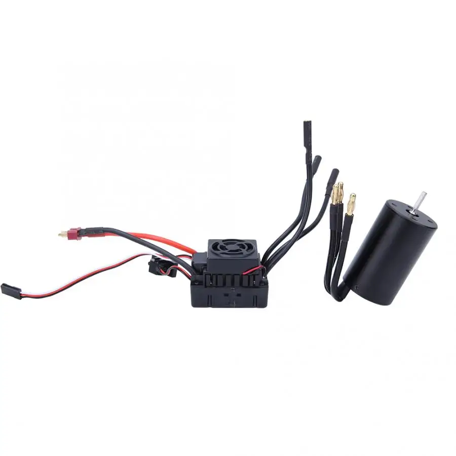 Hot 3660 Brushless Motor 60A ESC Set All Black Waterproof Brushless Motor ESC Kit with 4.0mm Gold-Plated Joint for RC Car Spare
Hot 3660 Brushless Motor 60A ESC Set All Black Waterproof Brushless Motor ESC Kit with 4.0mm Gold-Plated Joint for RC Car Spare