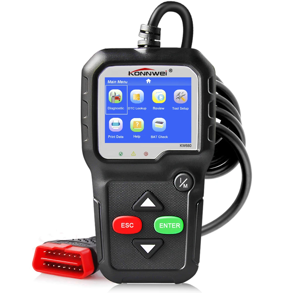 KONNWEI KW680s ODB2 Automotive Scanner Engine Fault Code Reader Car Diagnostic Tool ODB2 Better AD410 Scan Tool obd2 Autoscanner
KONNWEI KW680s ODB2 Automotive Scanner Engine Fault Code Reader Car Diagnostic Tool ODB2 Better AD410 Scan Tool obd2 Autoscanner